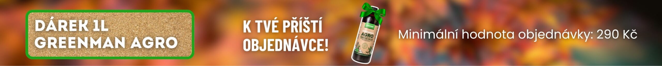 Dárek 1 l Greenman Agro – podzimní kampaň II.